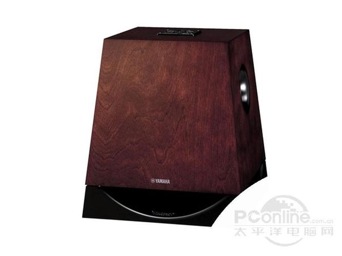 High-end audio subwoofer close-up view