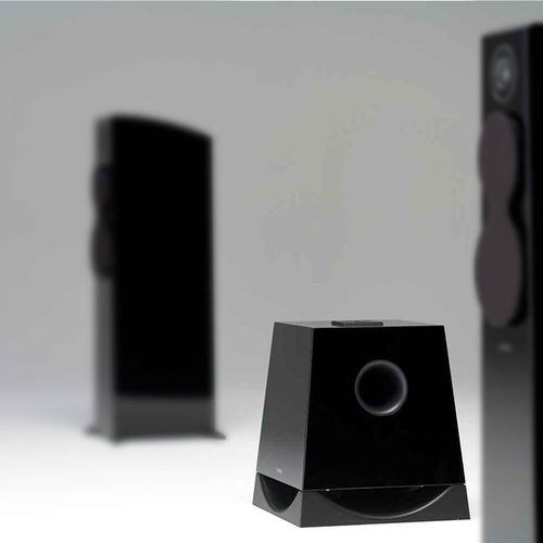 Subwoofer in action during audio performance