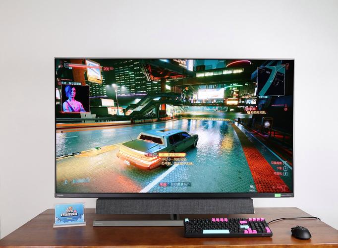 4K游戏显示器接口特写