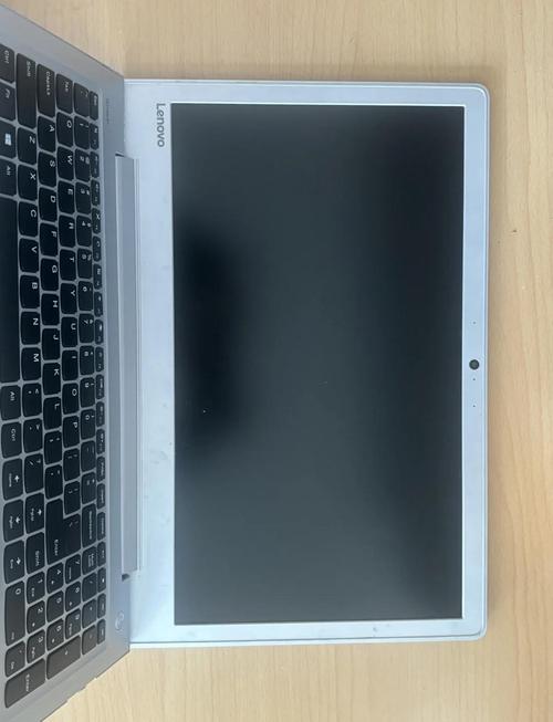 Black flat screen computer monitor close view