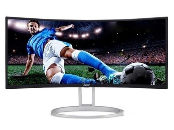 超宽屏显示器桌面摆放