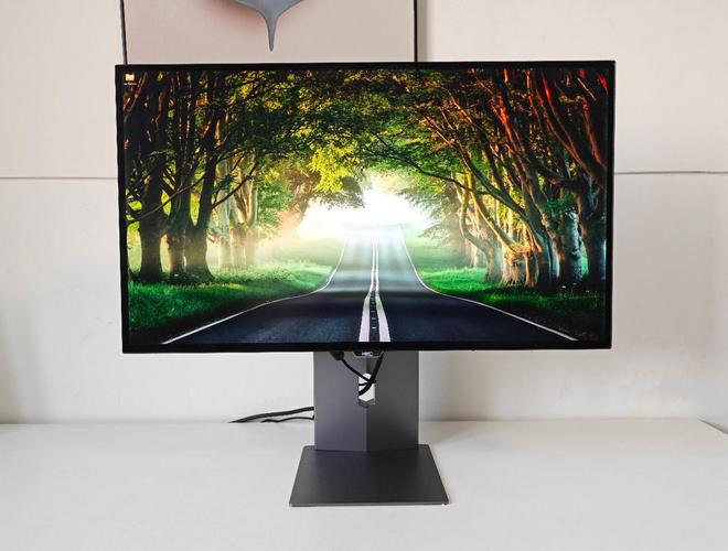 High-end OLED gaming monitor close-up