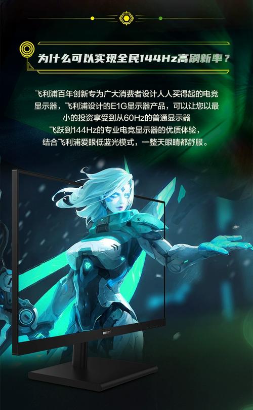 电脑显示器背部散热设计