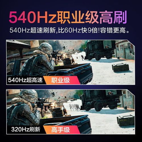 Modern gaming setup with monitor