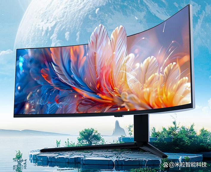 Computer monitor setup with cooling and power considerations