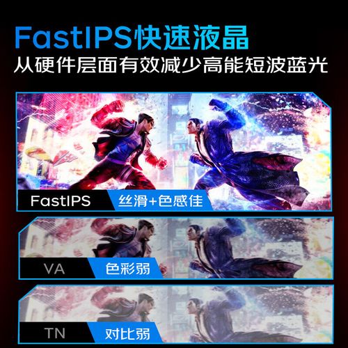 Gaming monitor on desk with clean setup