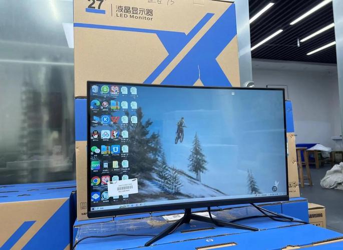 IPS display panel close-up