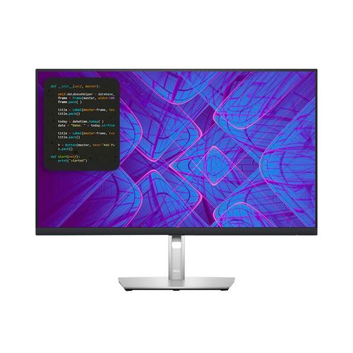 专业显示器与键盘工作场景