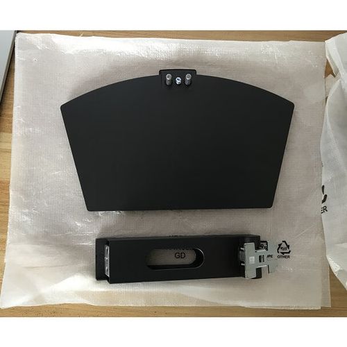 Slim bezel monitor on desk workspace