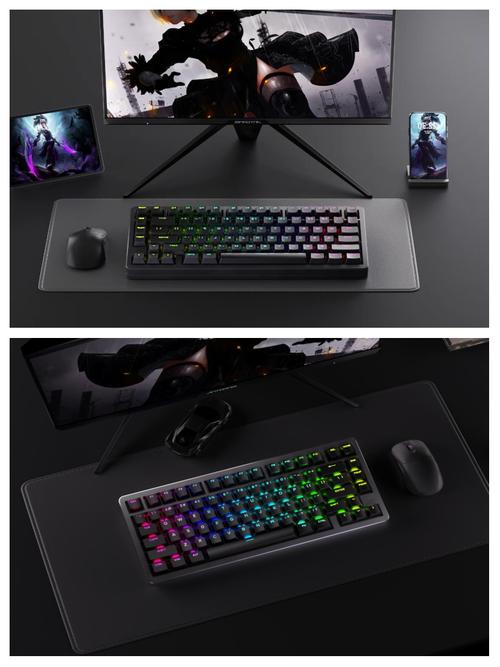 Gaming monitor showing game scene