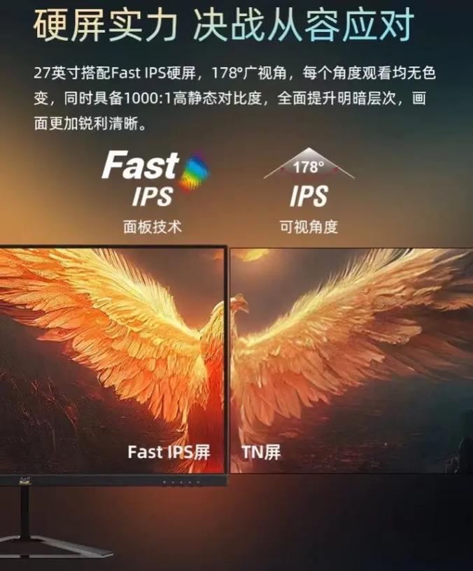 高刷新率游戏显示器核心参数展示