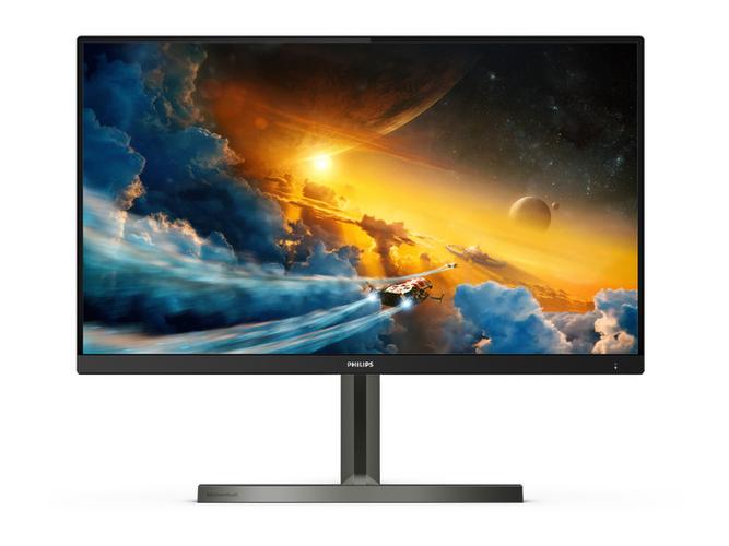 办公桌上的4K显示器外观细节