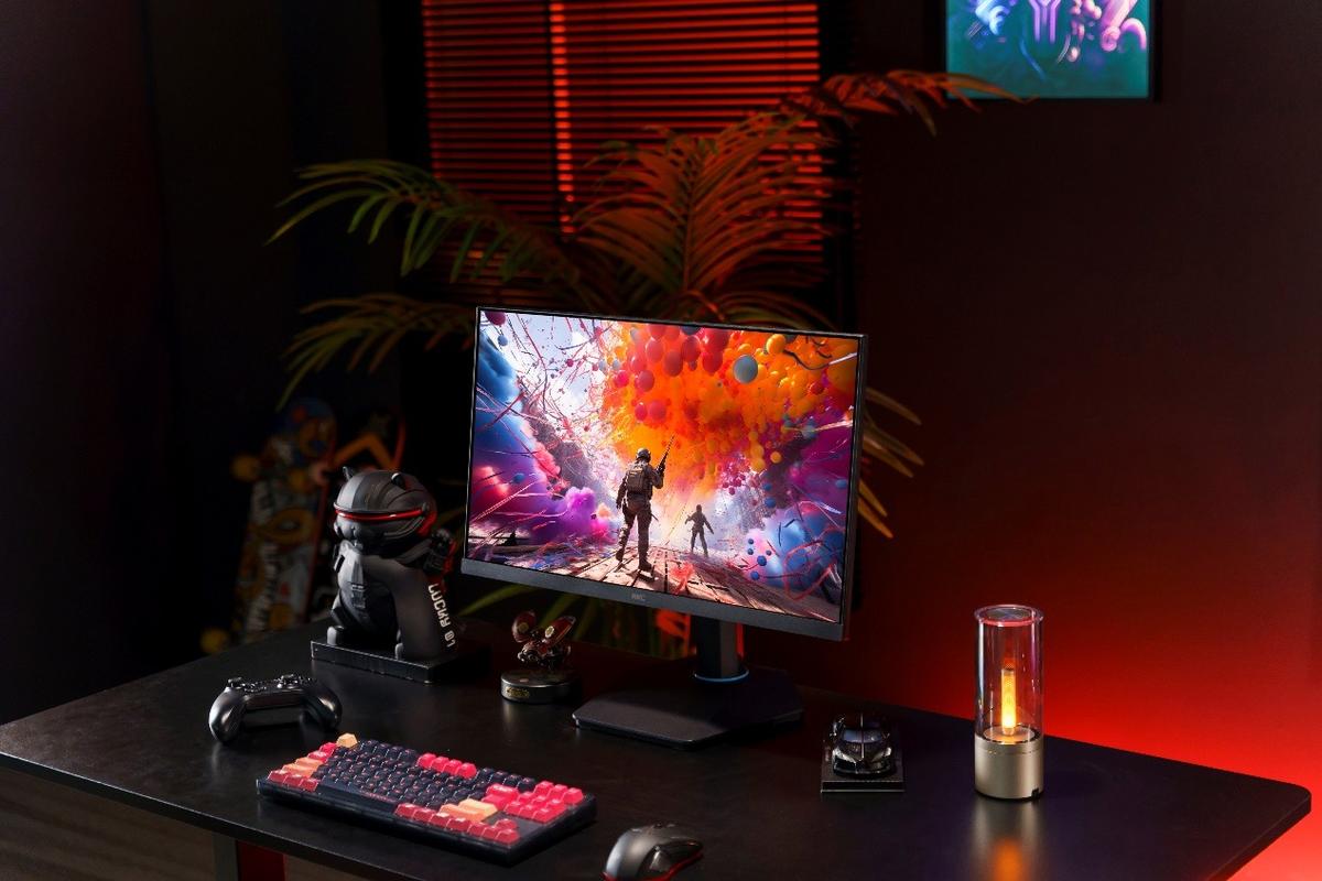 Gaming setup with multiple monitors