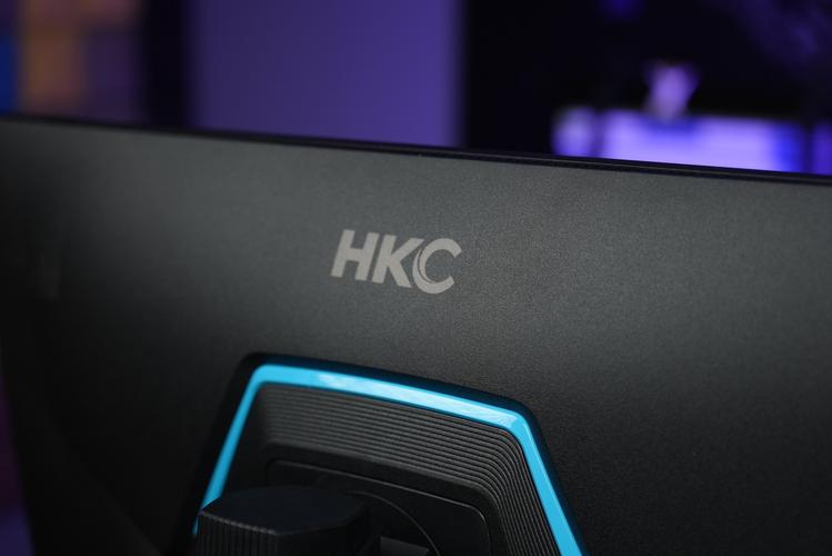 Modern gaming monitor close-up view