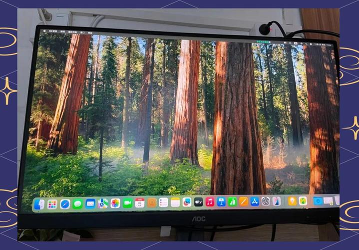 Monitor rear view and heat management