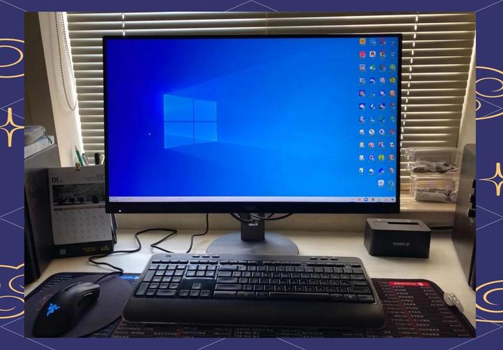 Professional monitor in workspace