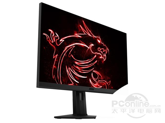 High refresh rate IPS gaming monitor technical view