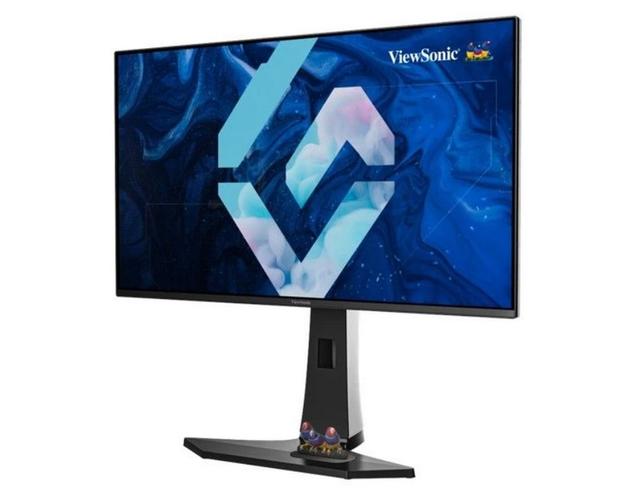 QD-OLED 4K 显示器核心面板特写