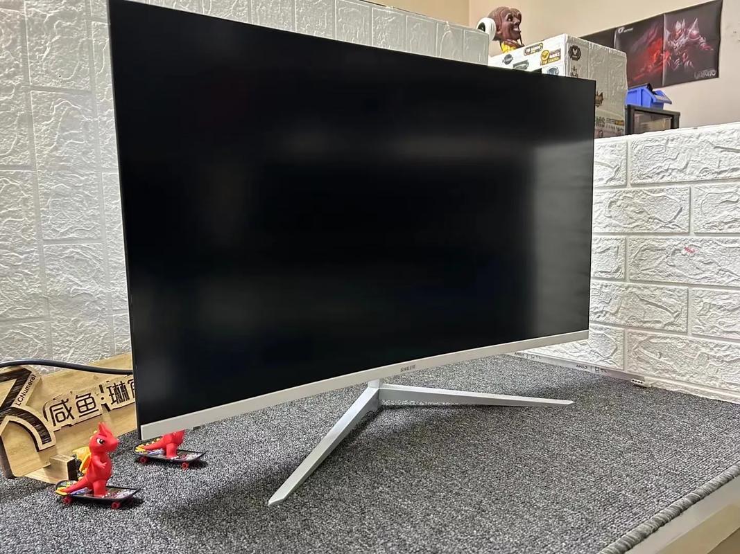 Gaming monitor displaying high resolution content