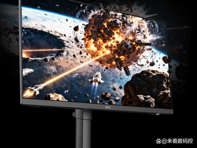 Modern gaming desk setup