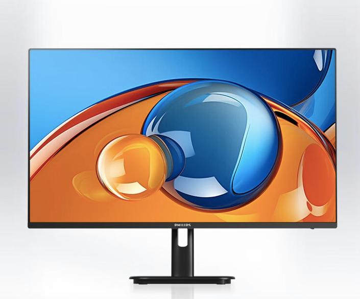 Close-up view of computer monitor design