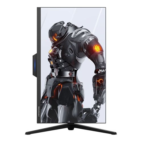 Black gaming monitor close-up