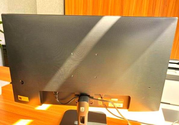 Computer monitor on desk