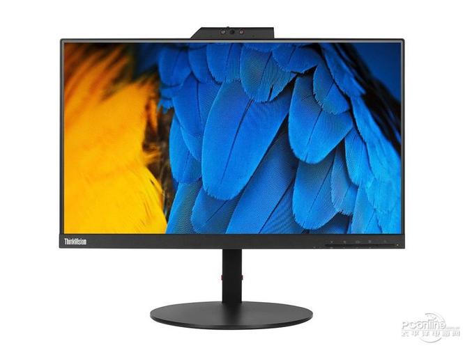 Computer monitor displaying colorful image