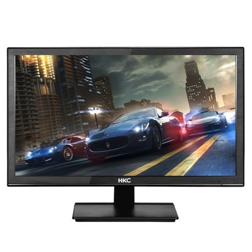 Modern monitor setup with clean design