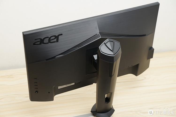 Close-up of Acer XV253Q monitor frame and stand