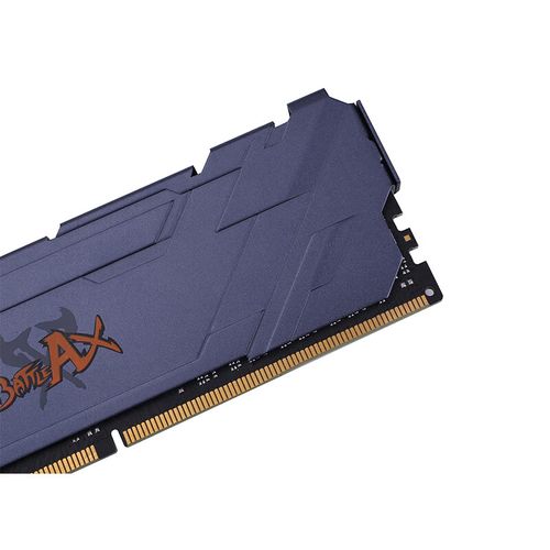 Close-up of DDR4 RAM module technical details