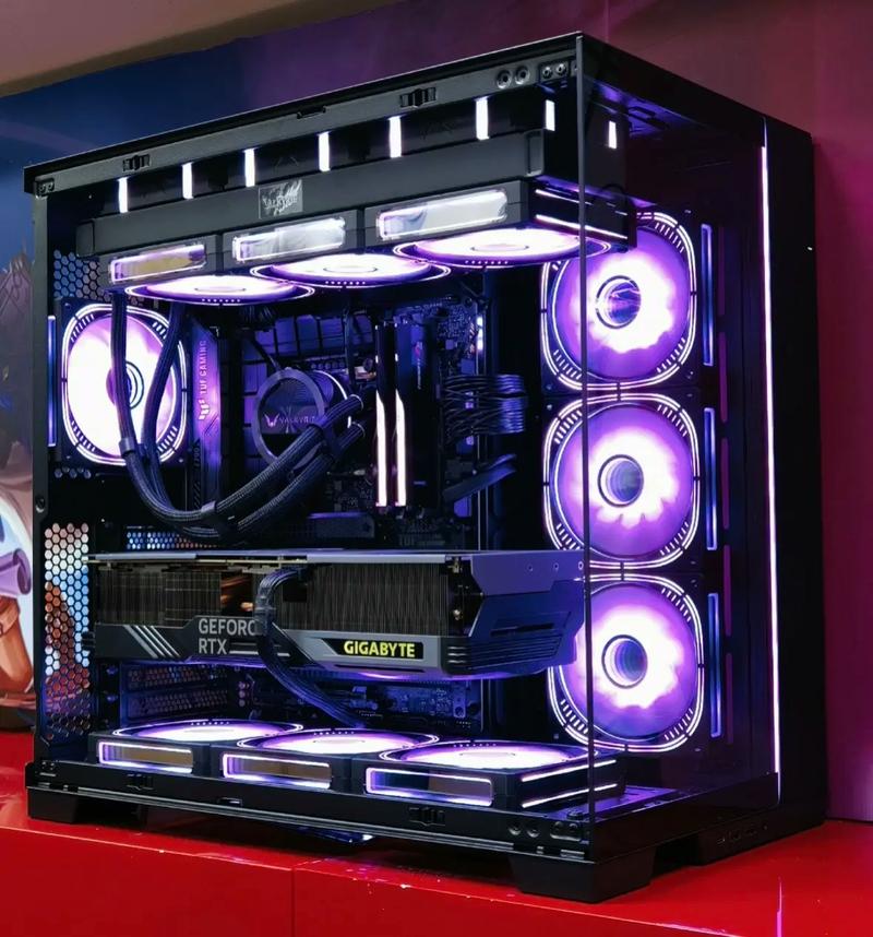 Abstract motherboard hardware benchmark view