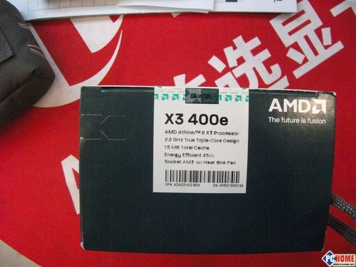AMD 速龙II X3 400e 安装到主板的过程