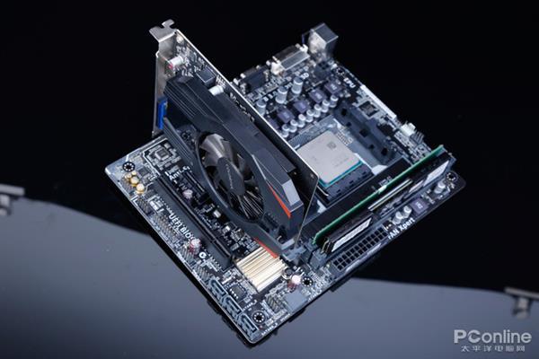 AMD processor on circuit board