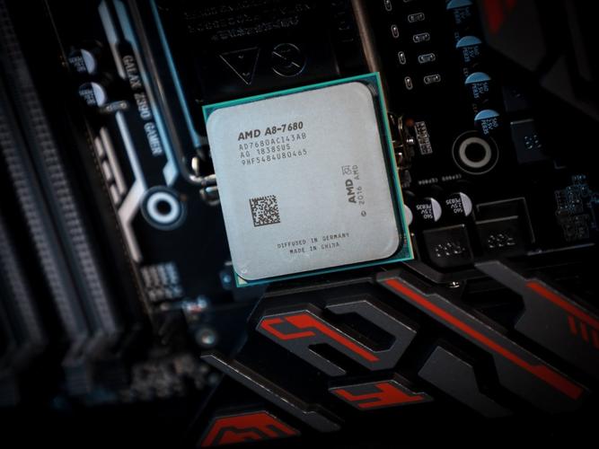 CPU processor installed on FM2+ motherboard