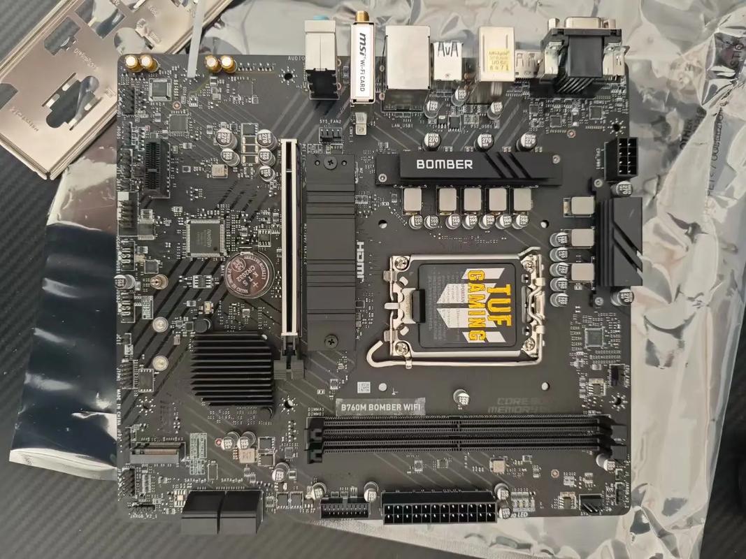 Desktop CPU hardware components close-up