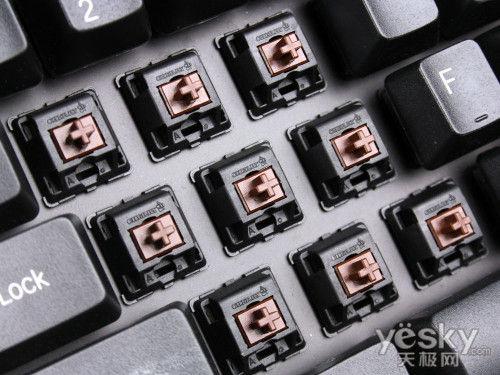 Black mechanical keyboard on table