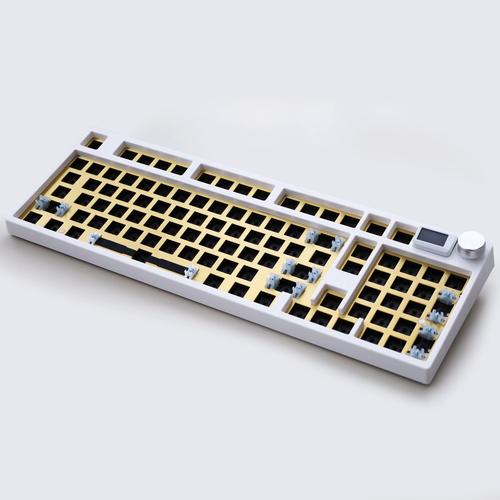 Keydous NJ98-CP V3 瓦松绿黄铜定位板磁玉Pro深度评测：三模磁轴客制化键盘新选择