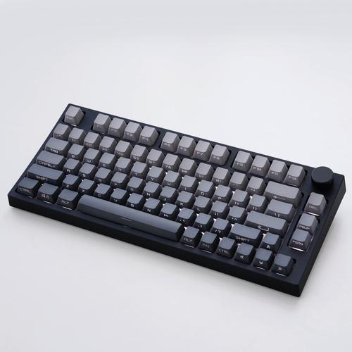 Backlit mechanical keyboard with colorful RGB keys