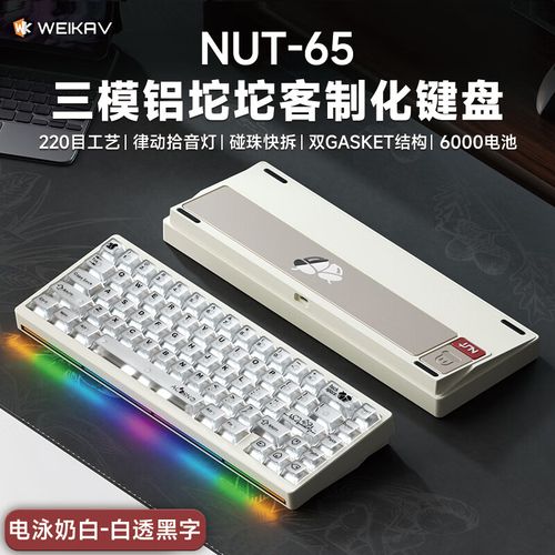 Pastel mechanical keyboard setup