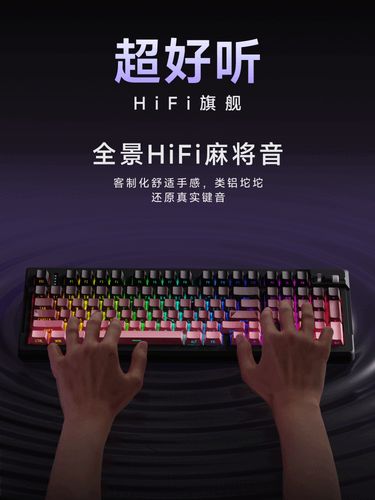 Close-up of backlit mechanical keyboard