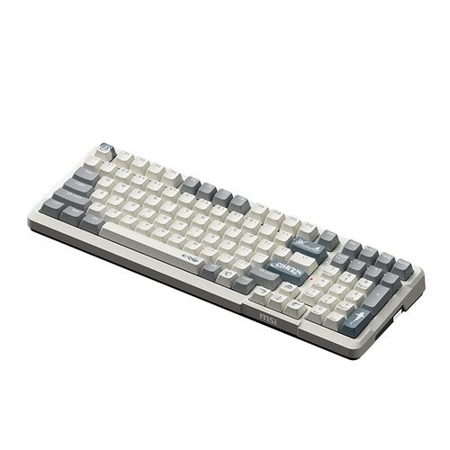 机械键盘按键操作特写