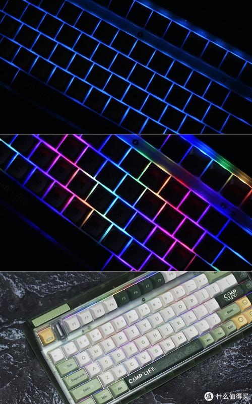 Custom mechanical keyboard RGB keys