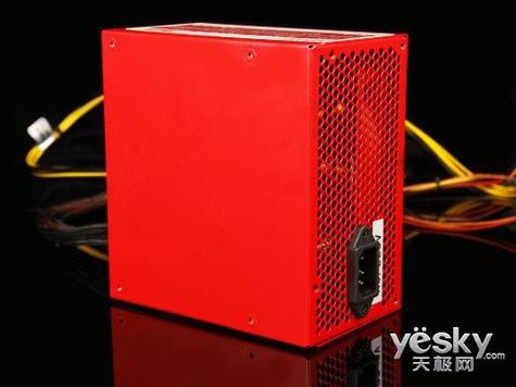 PC case interior with power supply fan