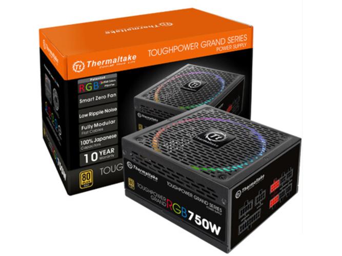 Tt Toughpower Grand RGB 750W 金牌全模组电源深度评测：RGB照明与高效稳定兼备