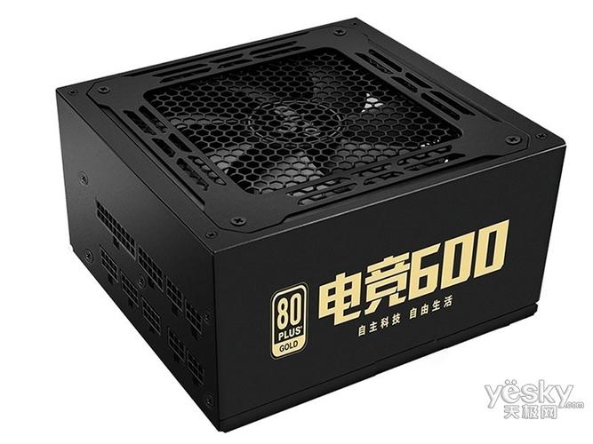 Complete gaming PC power supply installation view