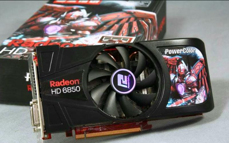 AMD显卡芯片特写