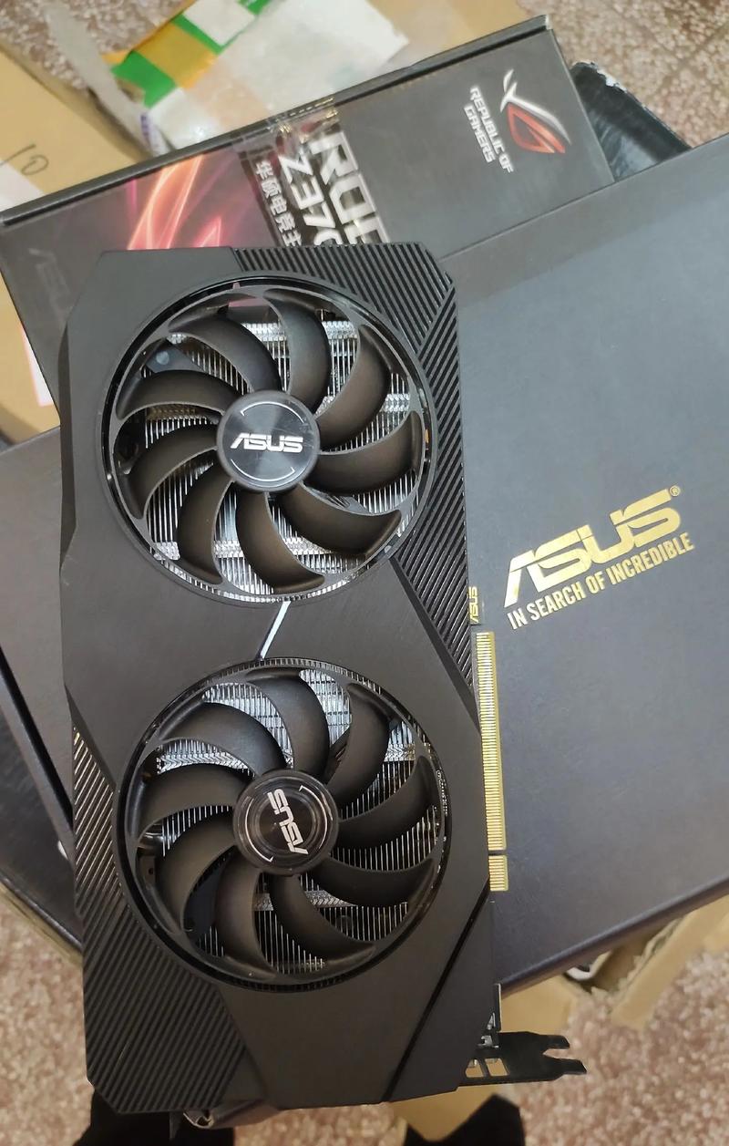 GeForce RTX card in PC build