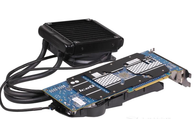 Graphics card dual fan cooling system