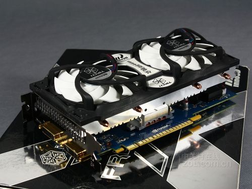 显卡散热器细节特写